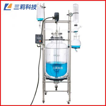 EXS212-150L防爆雙層玻璃反應(yīng)釜 150升生產(chǎn)型防爆雙層玻璃反應(yīng)釜