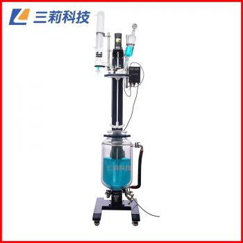 SJS212-10L升降調(diào)速玻璃反應(yīng)釜 自動(dòng)升降反應(yīng)器