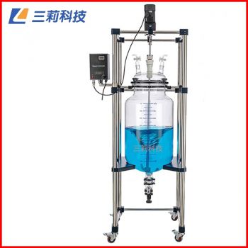 FY-100L筒形玻璃分液器 100升中試生產(chǎn)常溫?cái)嚢璨ＡХ磻?yīng)釜