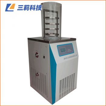 LGJ-18S電加熱鐘罩型冷凍干燥機 擱板帶加熱小型凍干機