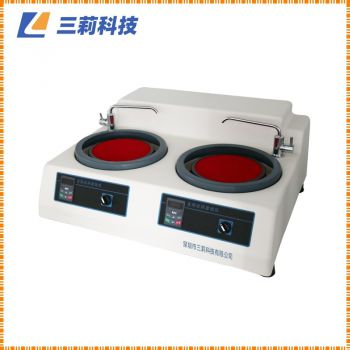 兩人同時操作 SNMP-2CE金相試樣雙盤磨拋機-報價,參數(shù),性能,圖片